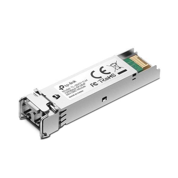 TP-LINK - 1000X Multimode duplex mini-GBIC SFP transceiver, Distance 550M, LC connector.