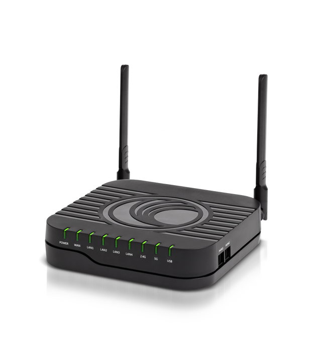 Cambium Network cnPilot R201P, US, 802.11ac dual band Gigabit WLAN Router with ATA and PoE