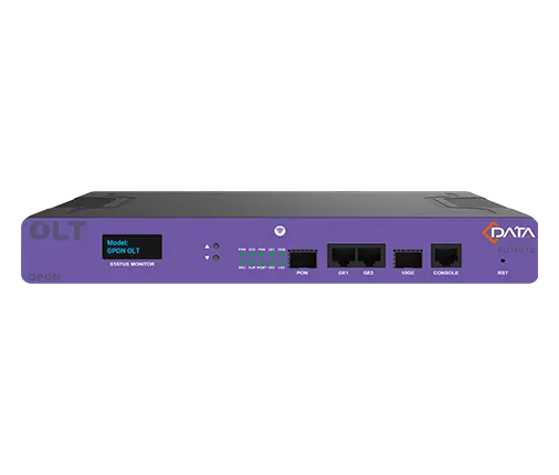 CDATA Mini GPON OLT. 2 GPON + 2 GE RJ45 + 1 10GE SFP+