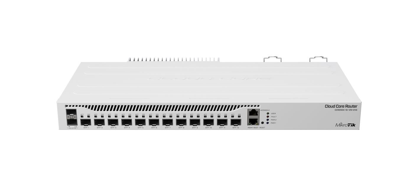 Mikrotik Cloud Core Router 2004-1G-12S+2XS with Annapurna Alpine AL324 ...