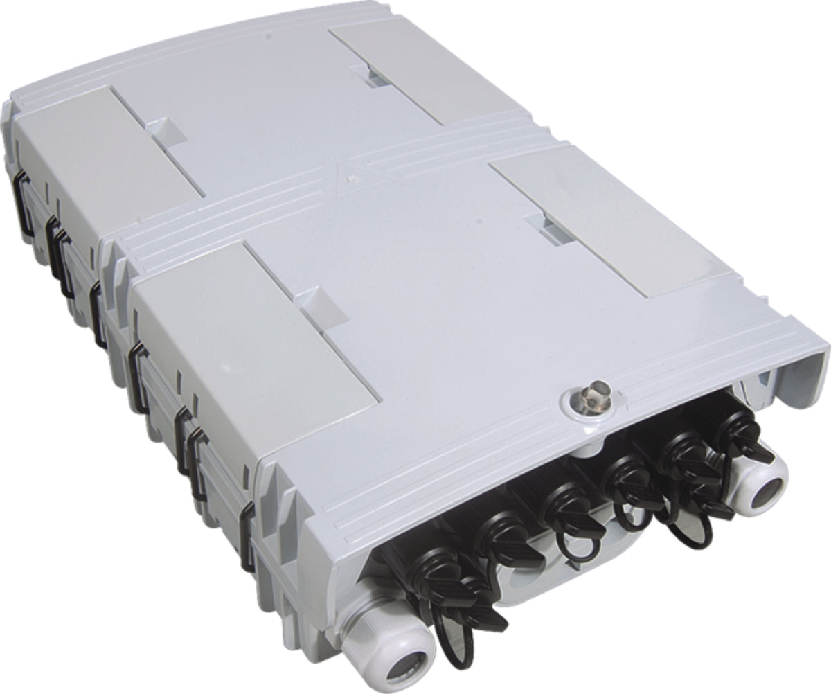 Fibramerica FTTH Termination box, 8 ports, IP65, empty. Gray color ...