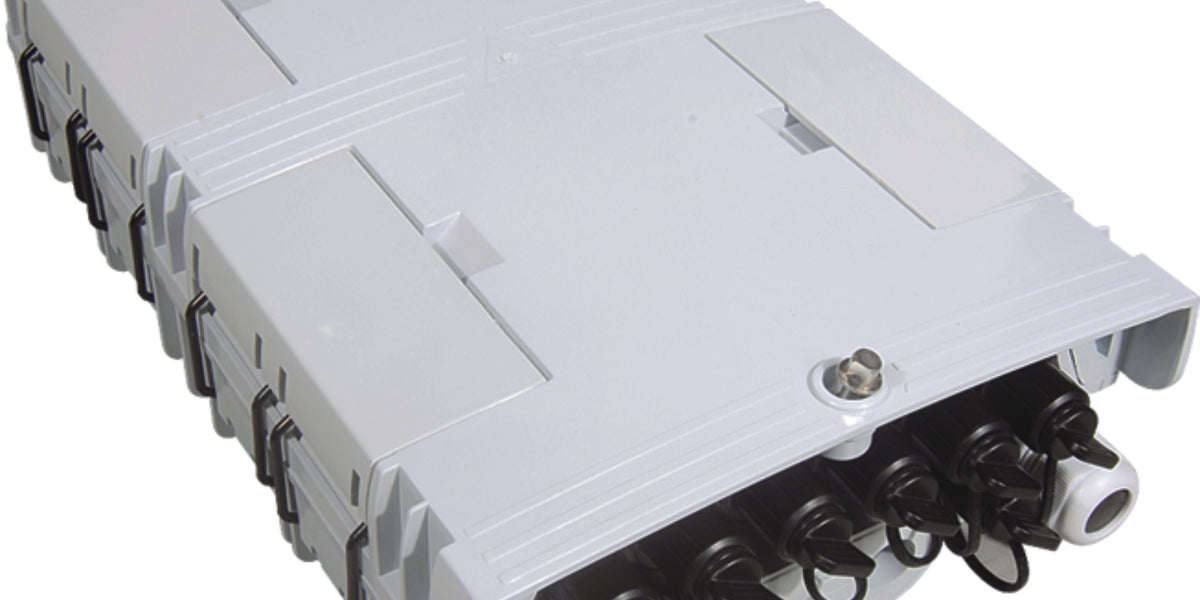 Fibramerica FTTH Termination box, 8 ports, IP65, empty. Gray color ...