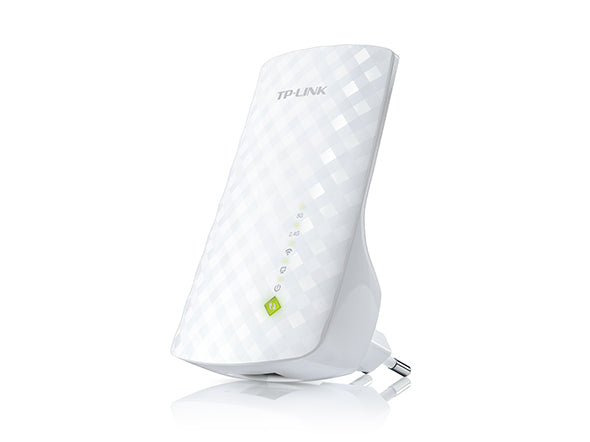 TP-LINK - WiFi AC Coverage Repeater / Extender, 750 Mbps, dual band 2.4 GHz and 5 GHz, with 1 10/100 Mbps port