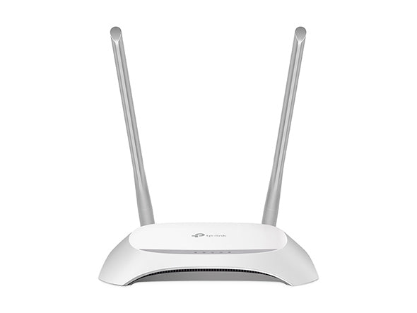 TP-LINK - WISP Wireless Router, 2.4 GHz, 300 Mbps, 2 omnidirectional 5 dBi external antennas, 4 10/100 Mbps LAN ports, 1 10/100 Mbps WAN port, bandwidth control.