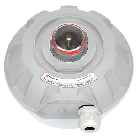 RFElements TwisPort Adapter (METALLIC) for Mikrotik RBM11G, RB91x, RB71x and RB411L, Operating Range: 5180-6400 MHz.