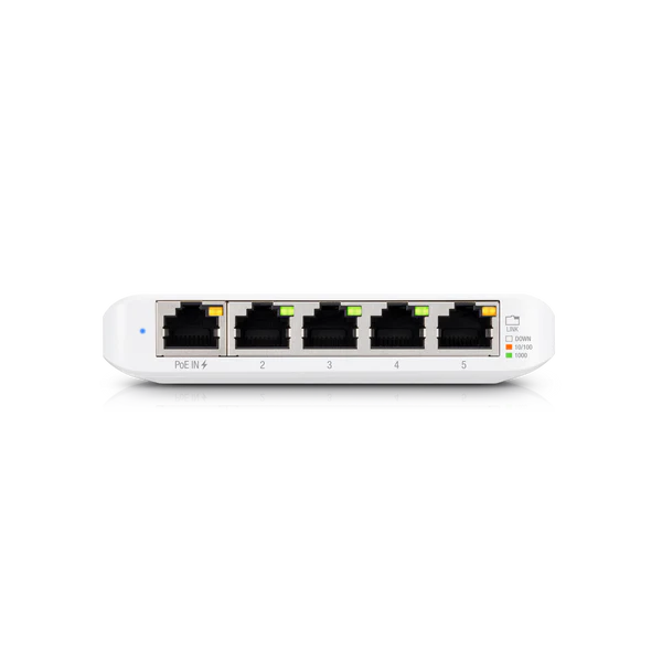 Ubiquiti UniFi Compact 5-Port Gigabit Desktop Switch, 5-pack.